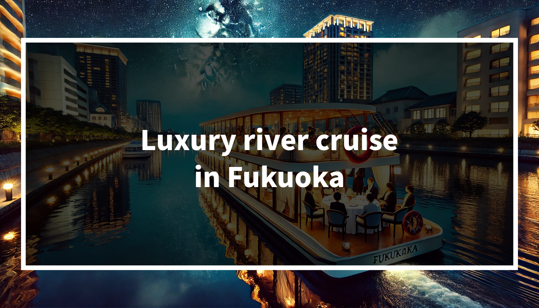 Where can we find luxury river cruise in Fukuoka?